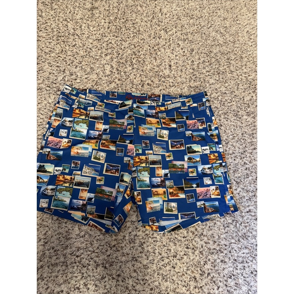 New Robert Graham  Shorts Sz 2XL Classic Fit  Multicolor Lined  Golf Casual $98